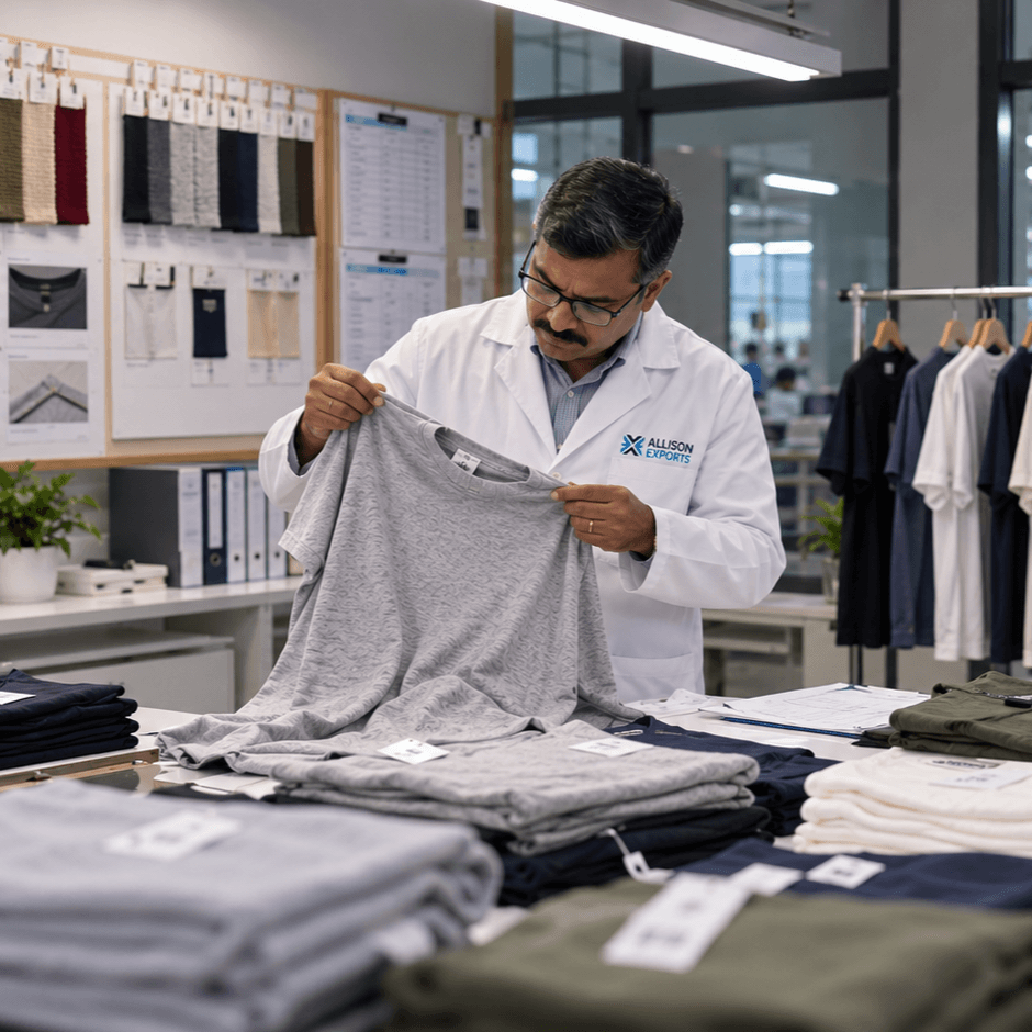 Quality control inspection of finished garments